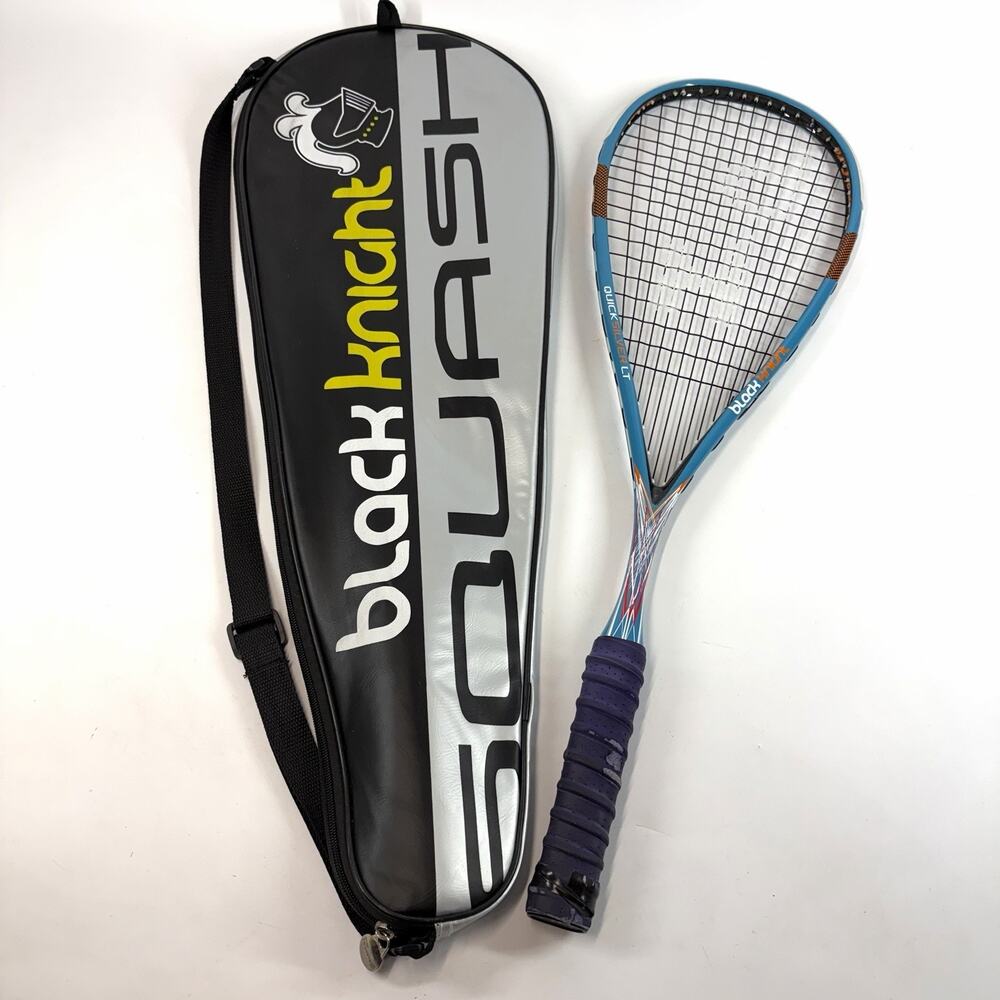 Black Knight Quicksilver LT Squash Racquet 125g SQ-2550 RF-88 Medium w/ Bag